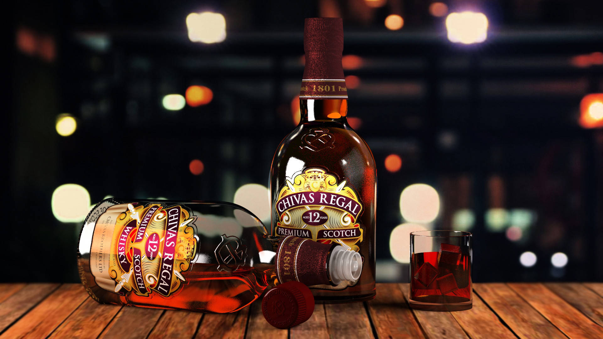 Chivas Regal Premium Scotch Whisky Background