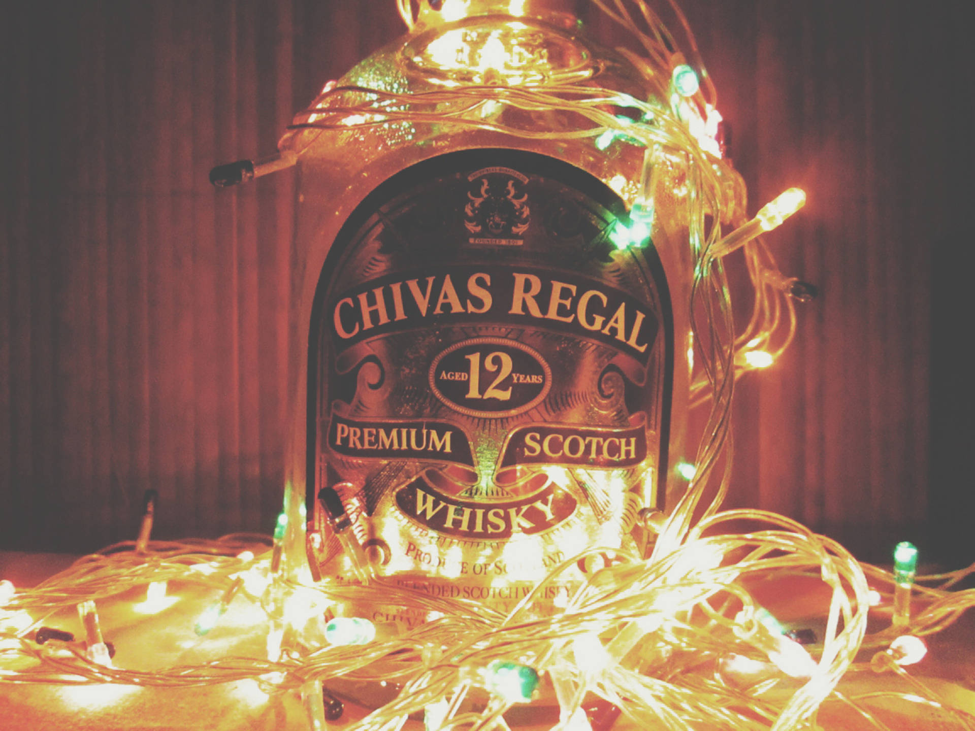 Chivas Regal With Fairy Lights