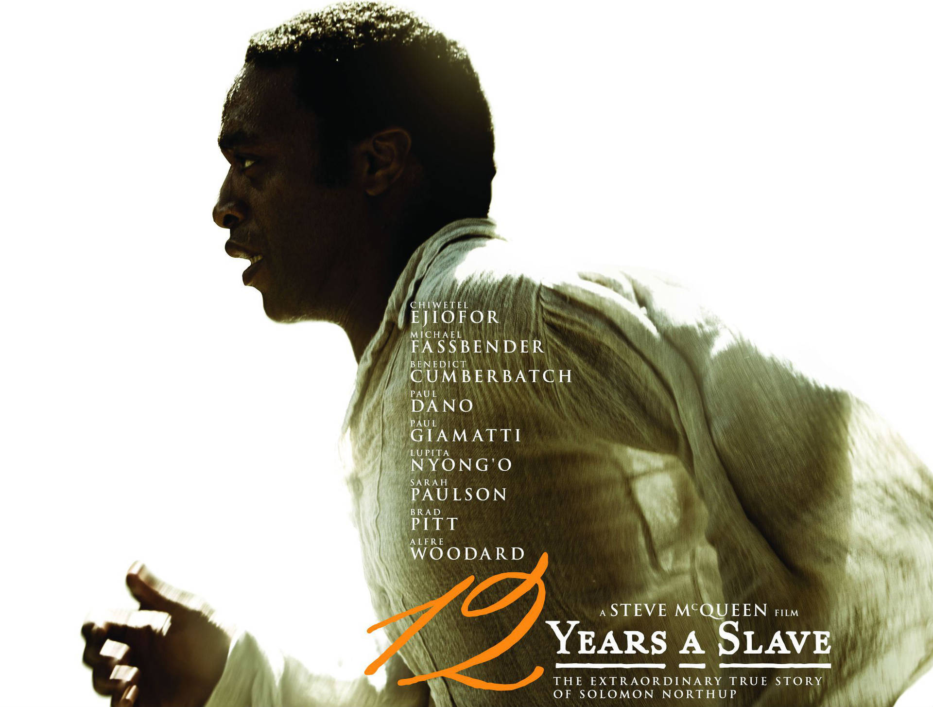 Chiwetel Ejiofor 12 Years A Slave Film Poster Background