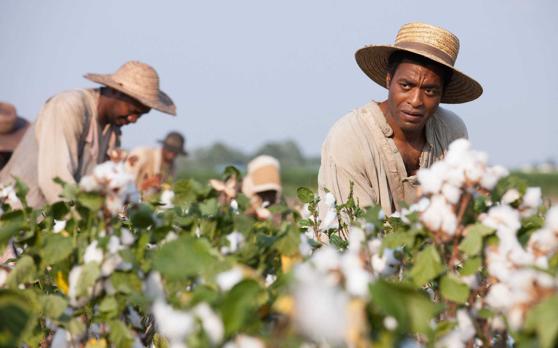 Chiwetel Ejiofor Starring In The Film 12 Years A Slave Background