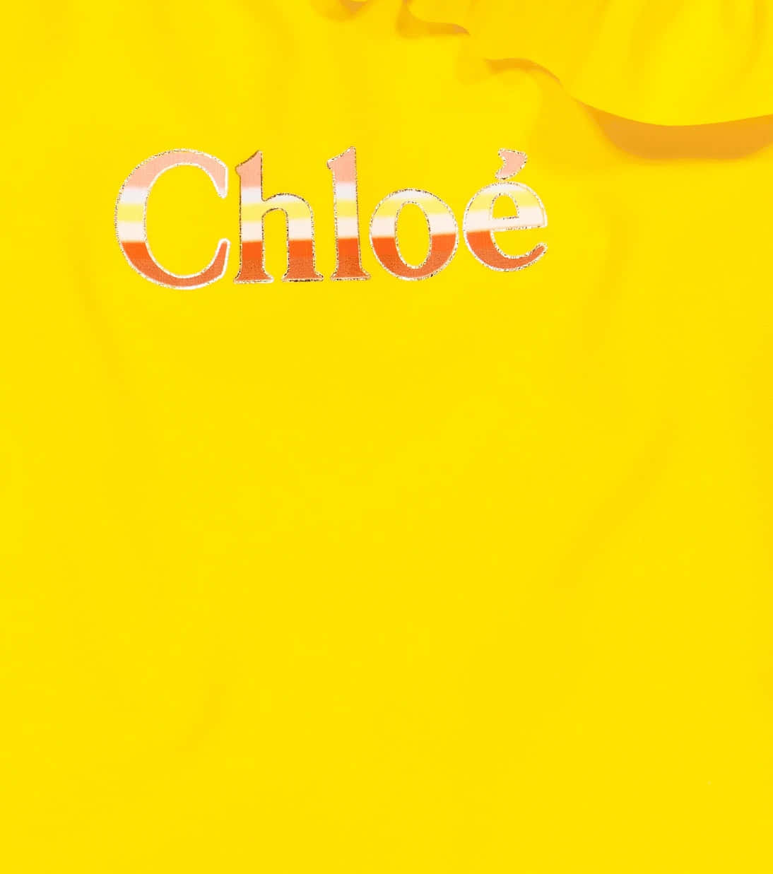 Chloe Brand Name Yellow Background