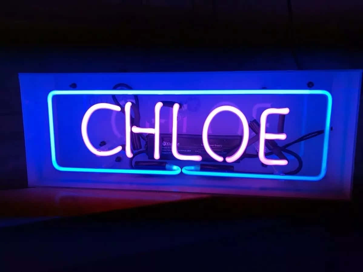 Chloe Neon Sign