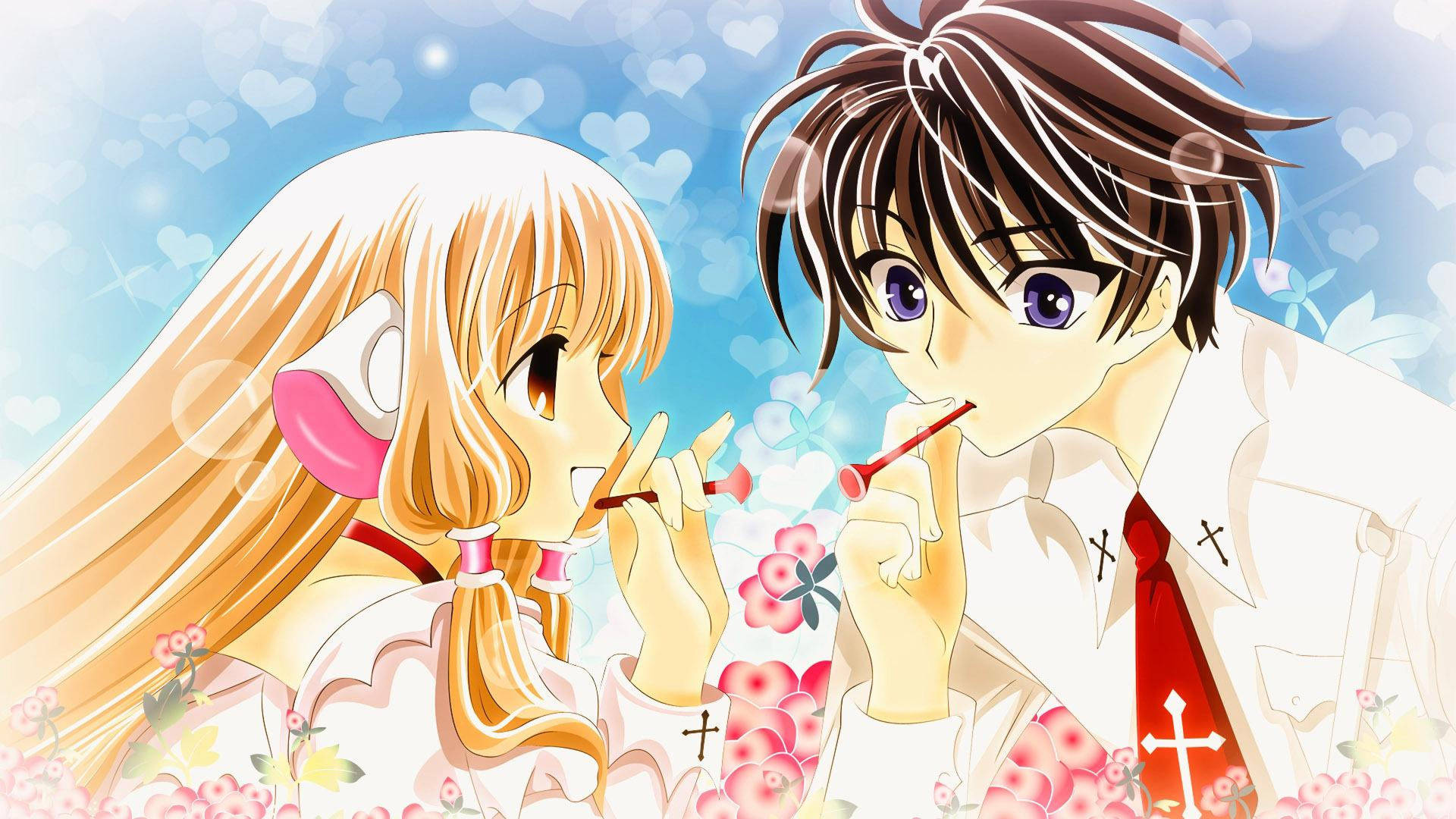 Chobits Bubbles Of Happiness Background