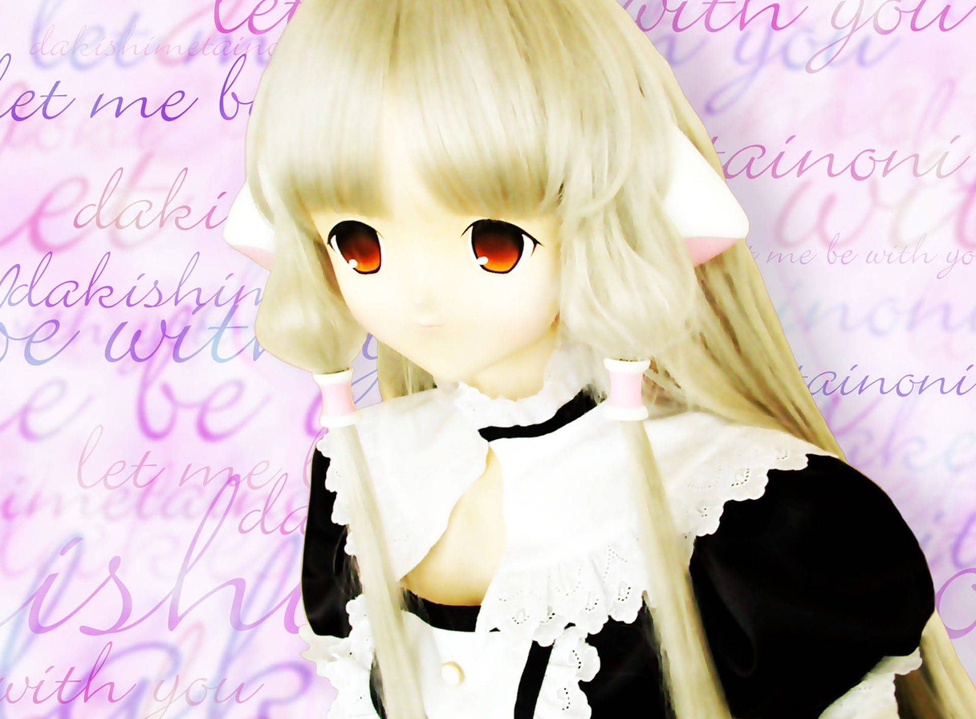 Chobits Realistic Chi Doll Background