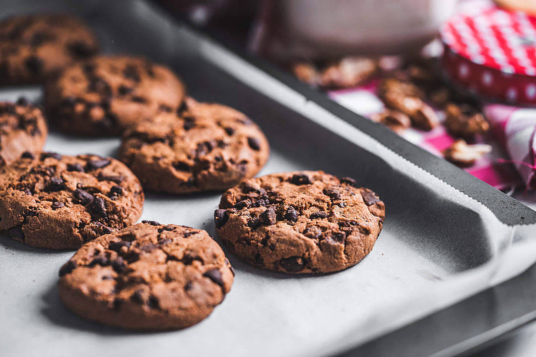 Chocolate Chip Cookie Background