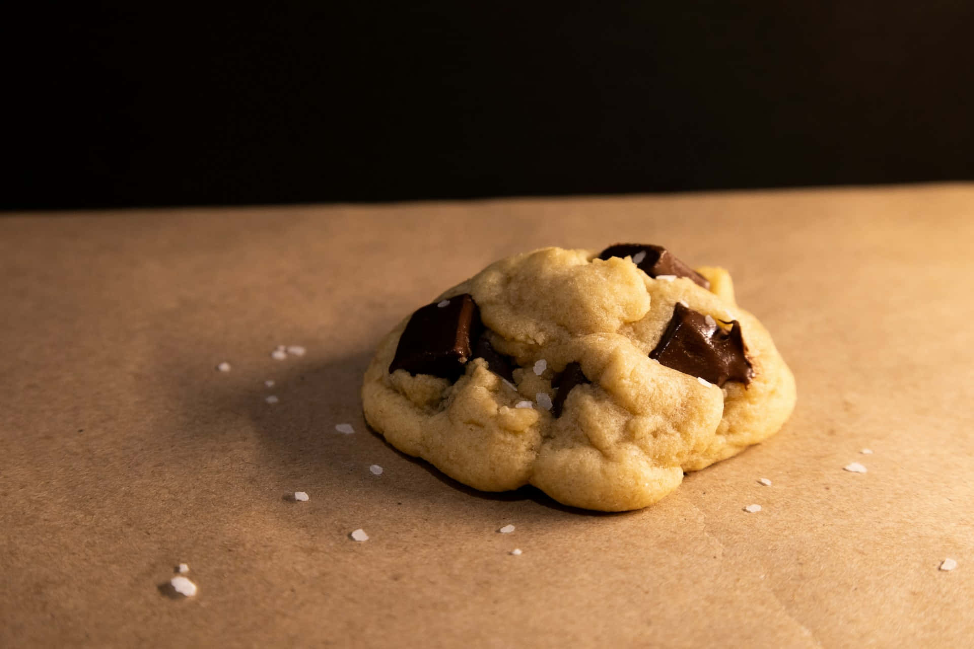 Chocolate Chip Cookie Salted Caramel Hint Background