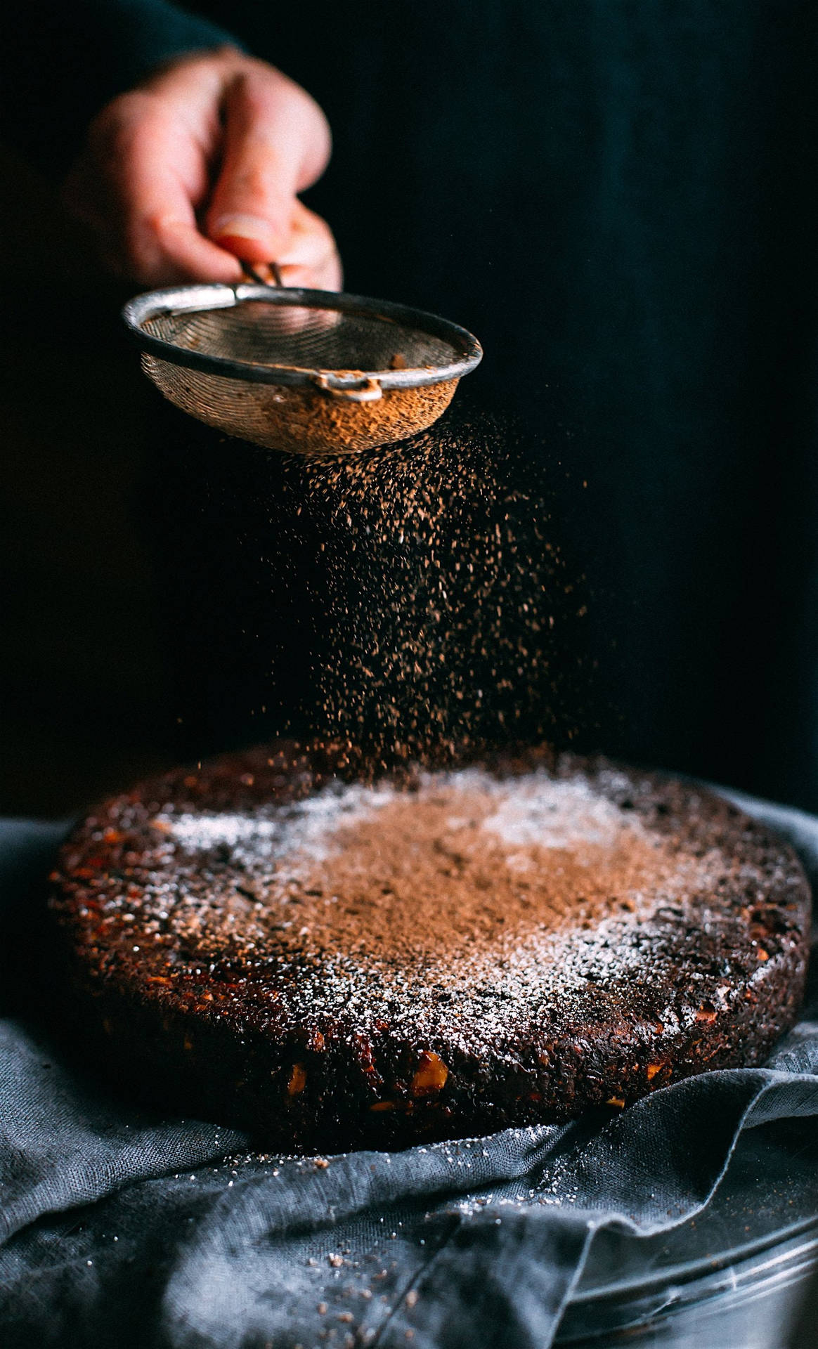 Chocolate Moist Cake Background