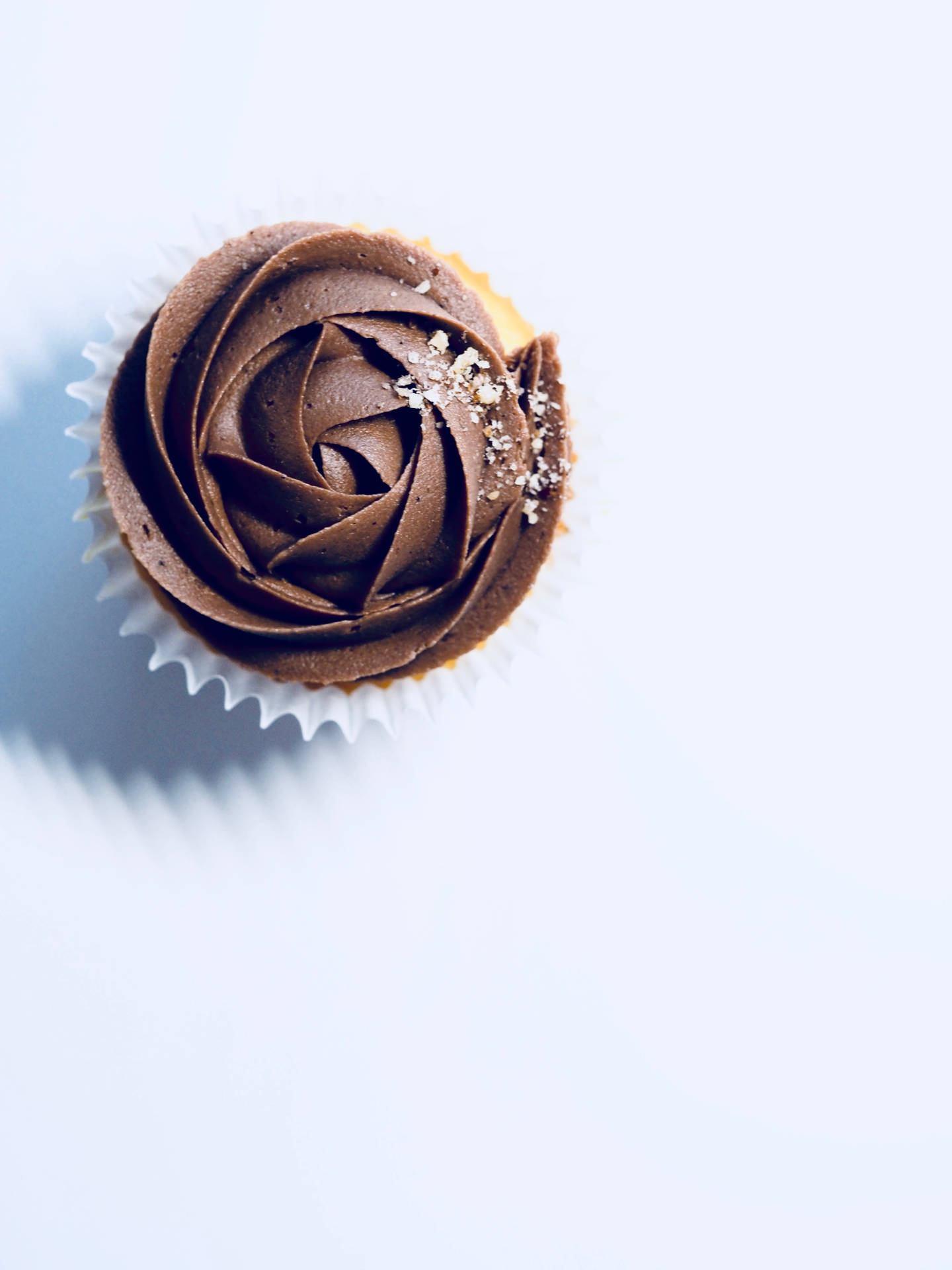 Chocolate Swirl Cupcake Background