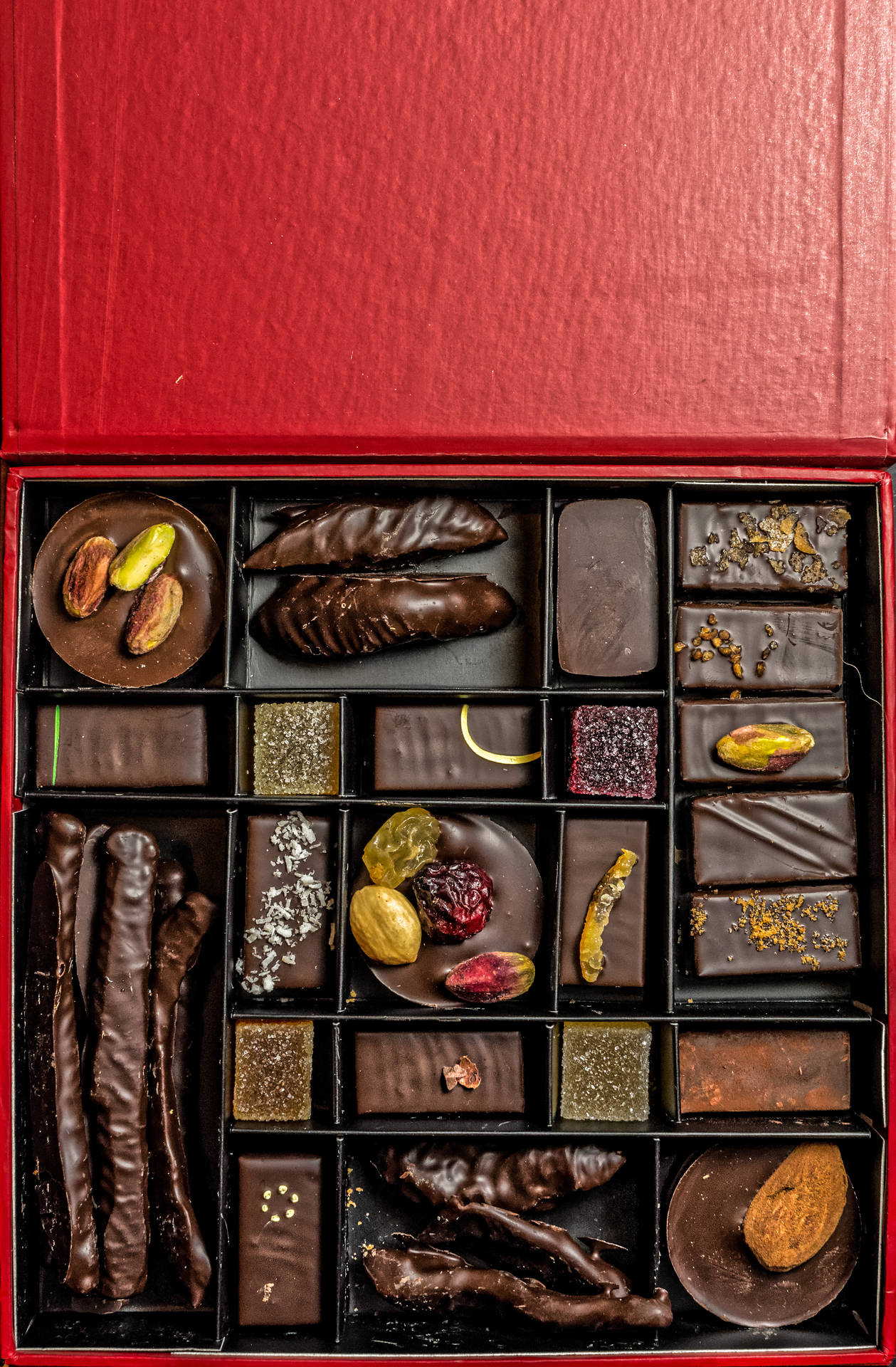 Chocolates In Red Box