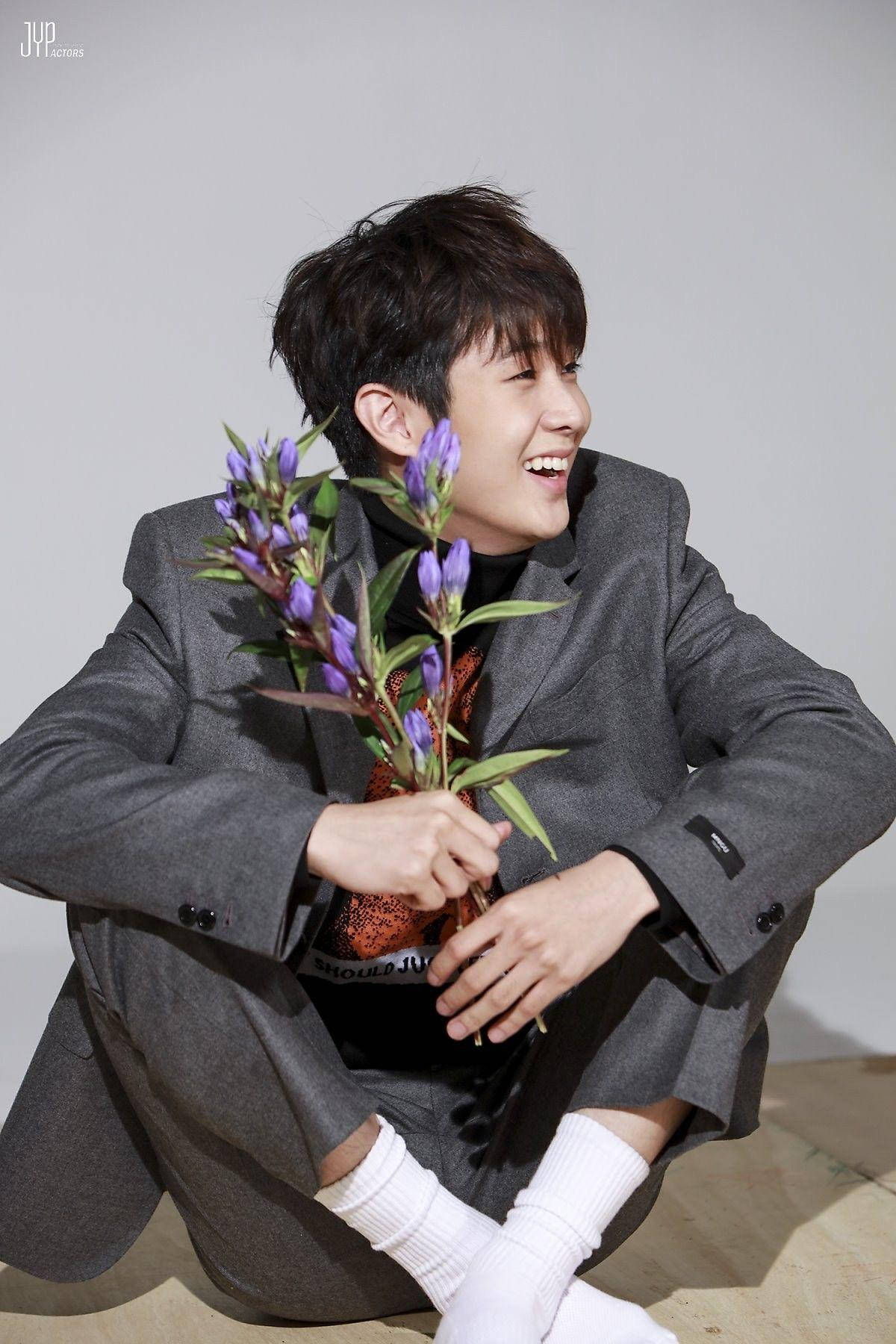 Choi Woo Shik Sweet Smile Background