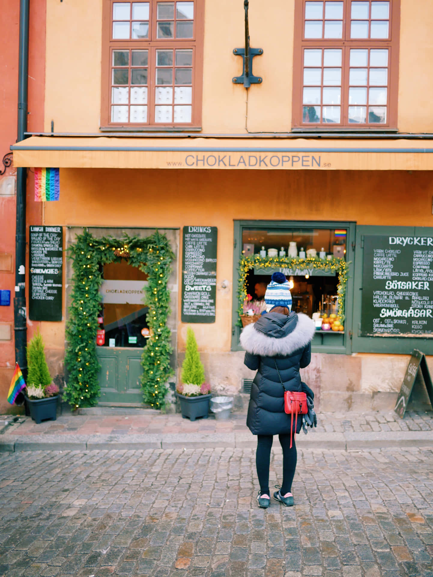 Chokladkoppen Gamla Stan Background