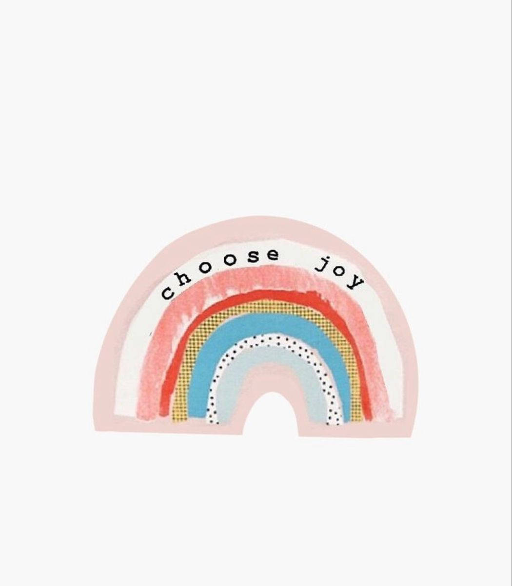 Choose Joy Rainbow Background