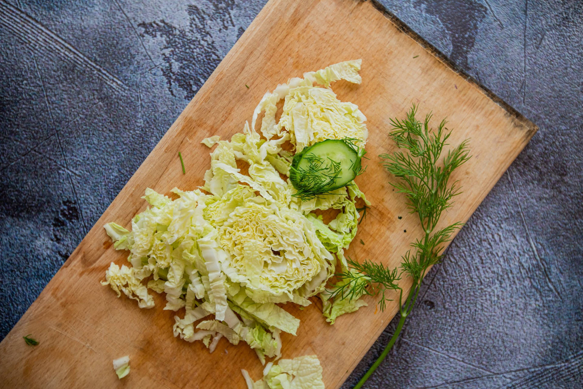 Chopped Cabbage Background