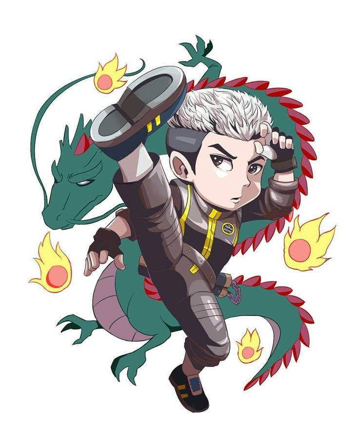 Chou Mobile Legend Dragon Boy Character Background
