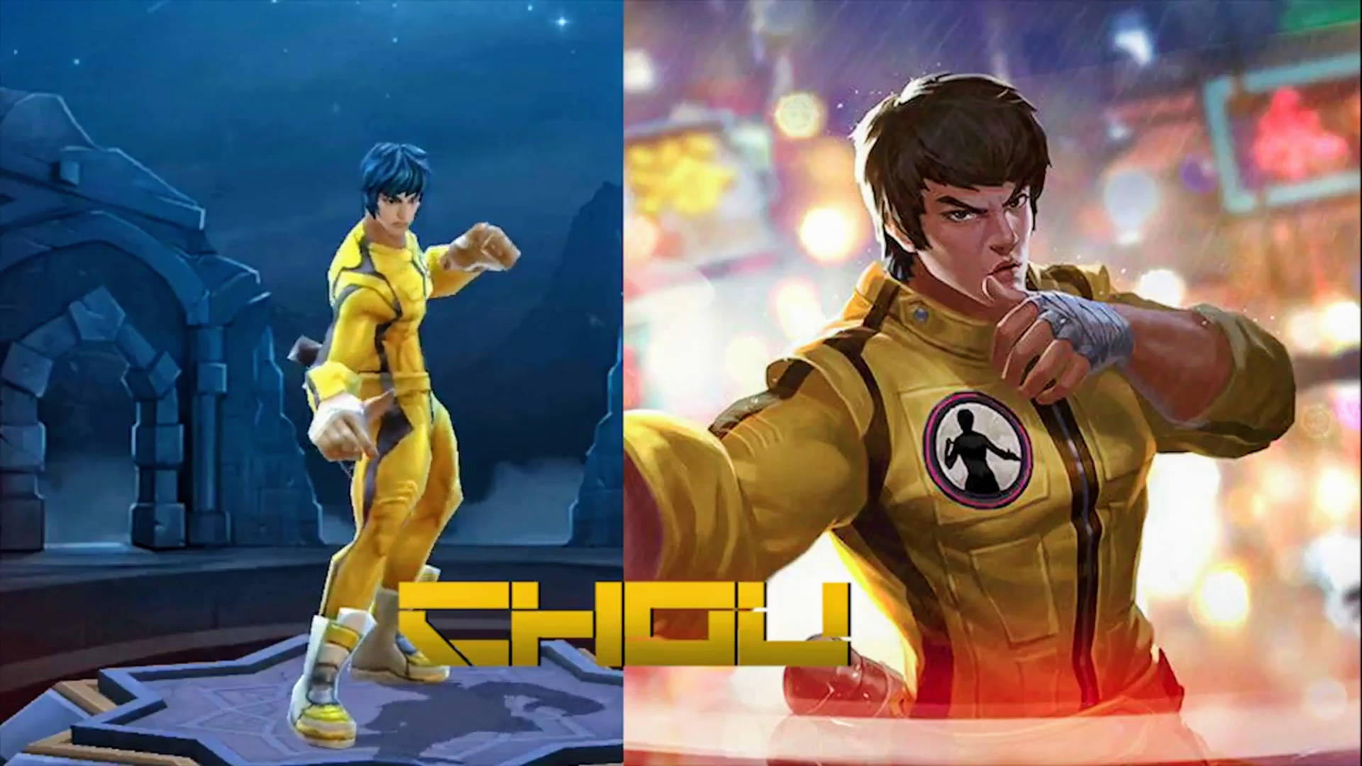Chou Mobile Legend Original Character Skin Background