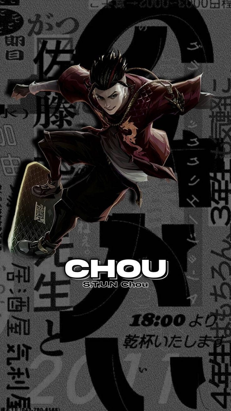 Chou Mobile Legend S.t.u.n. Skin Character Background