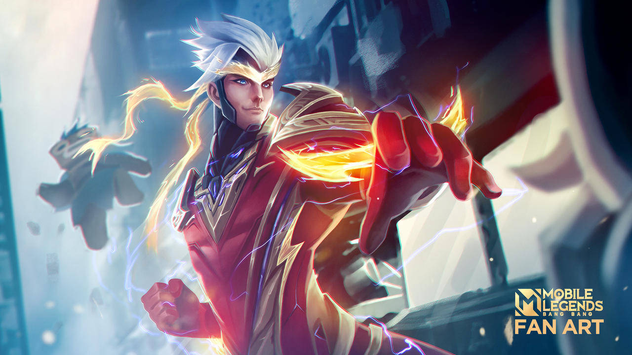 Chou Mobile Legend Thunder Fist Background