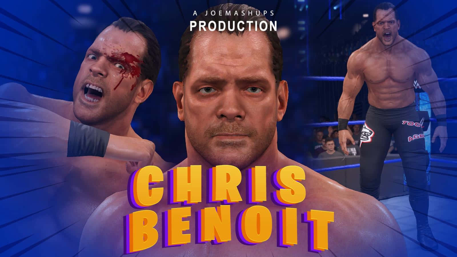 Chris Benoit Poster Design Background