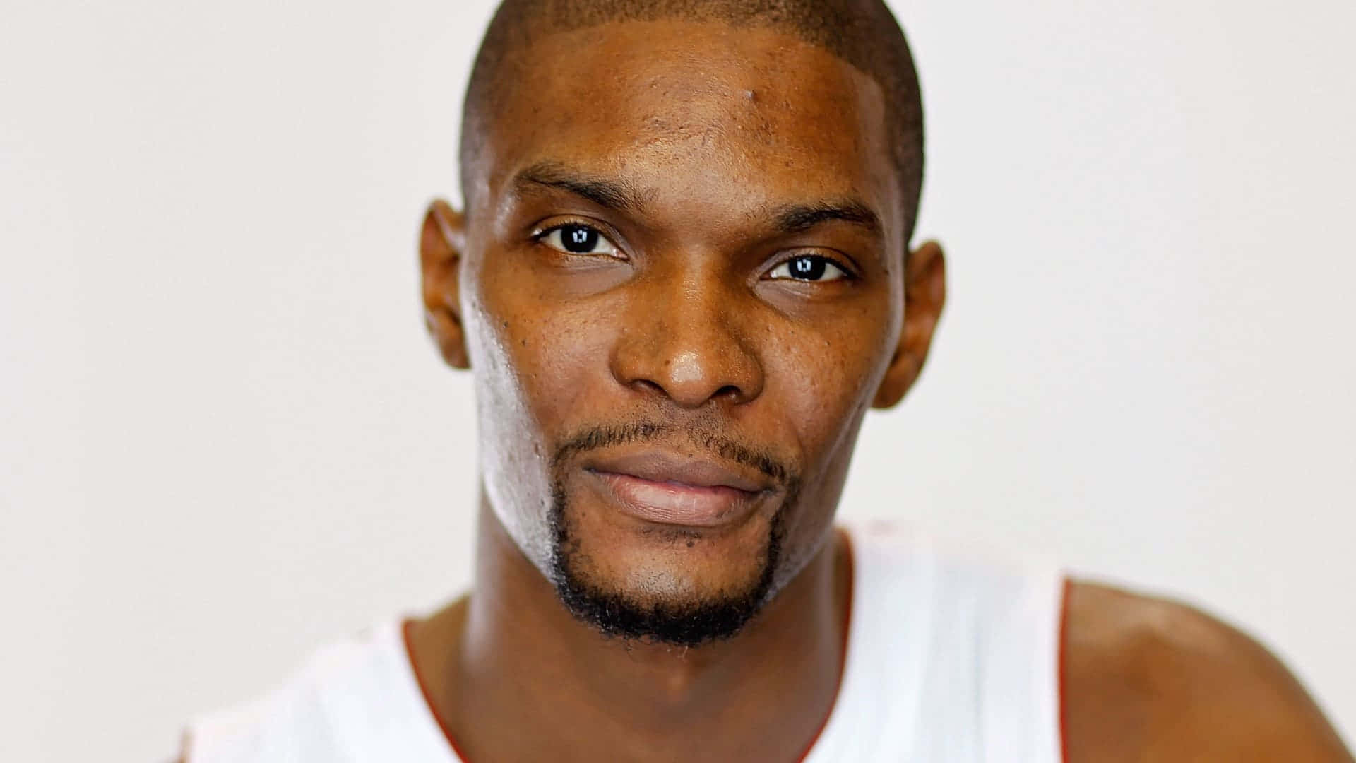 Chris Bosh Medium Closeup Angle Shot Background