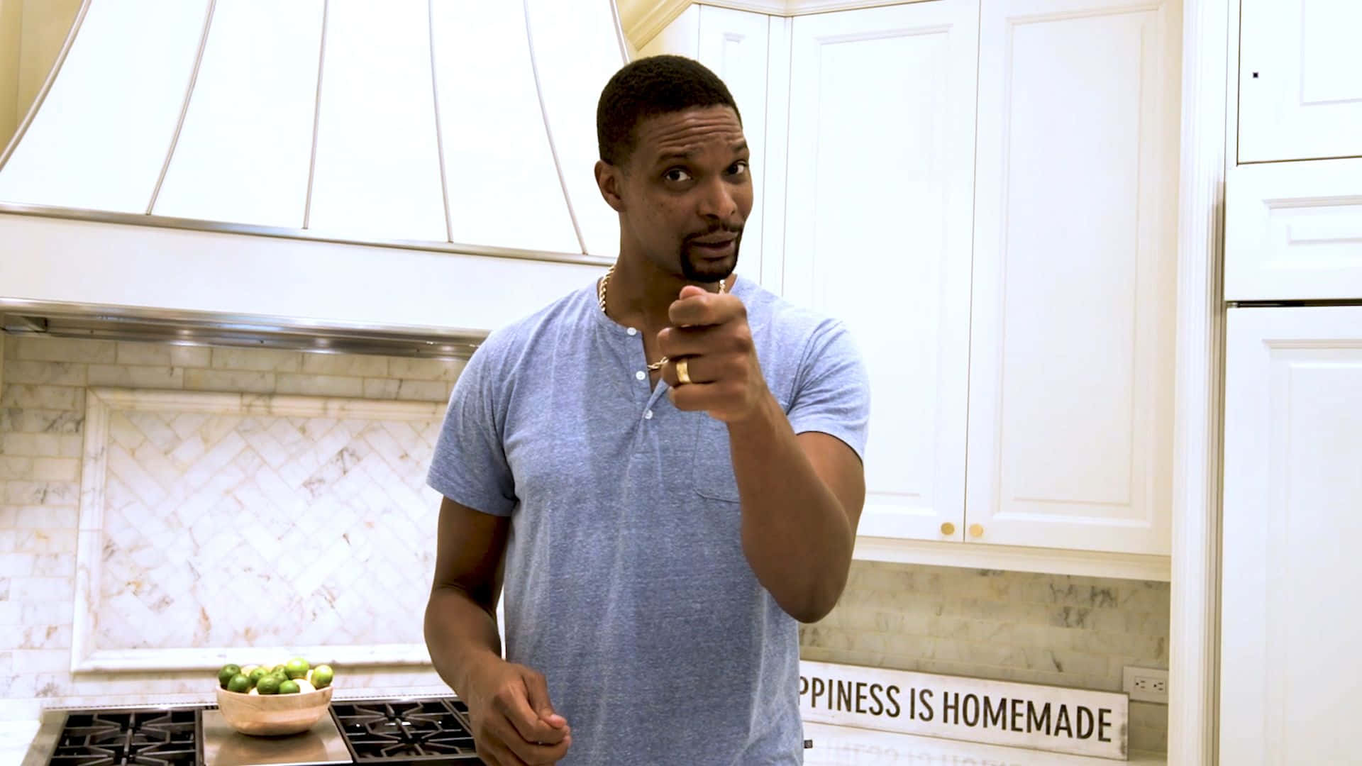 Chris Bosh Men's Health Us Magazine Background