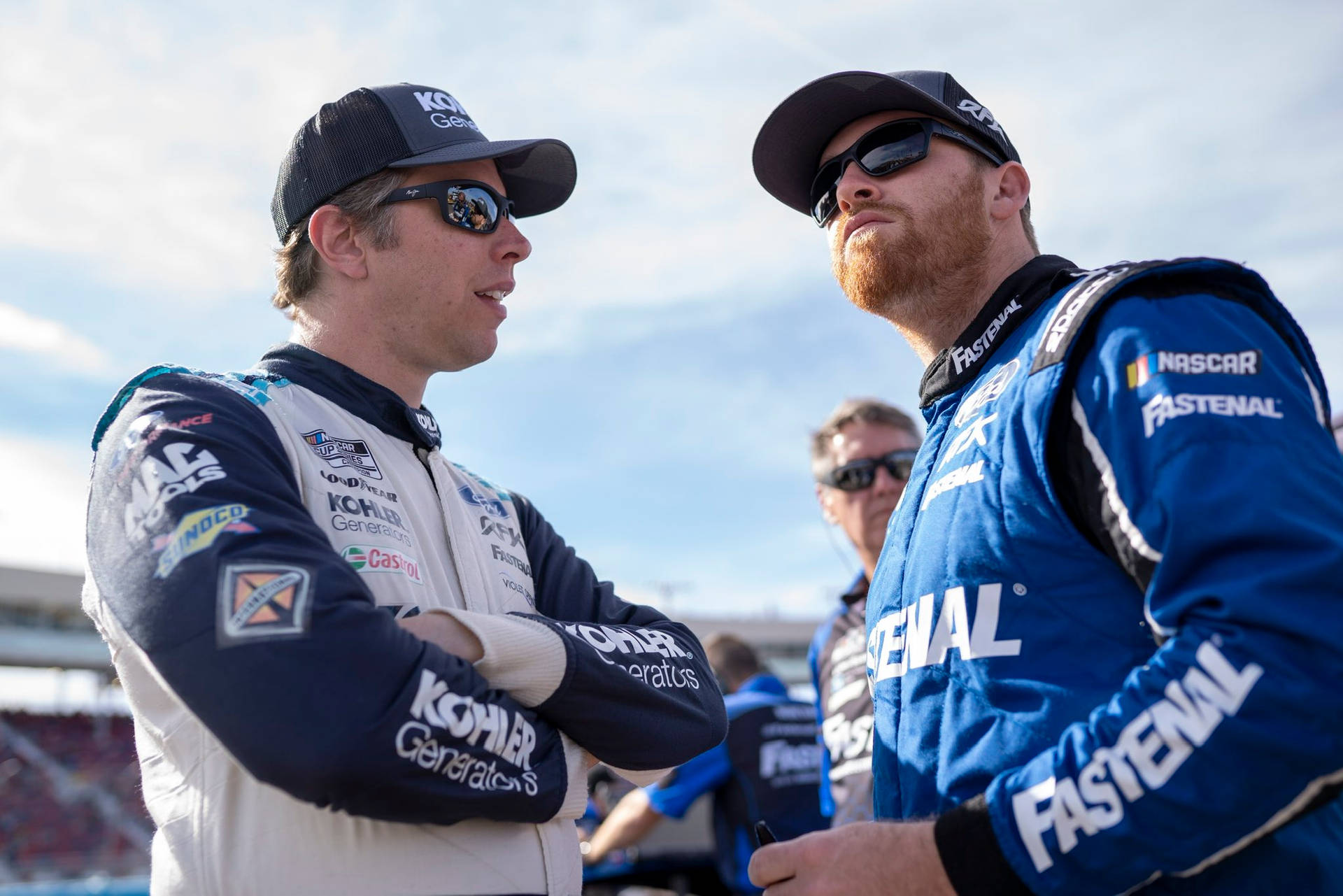 Chris Buescher And Brad Keselowski