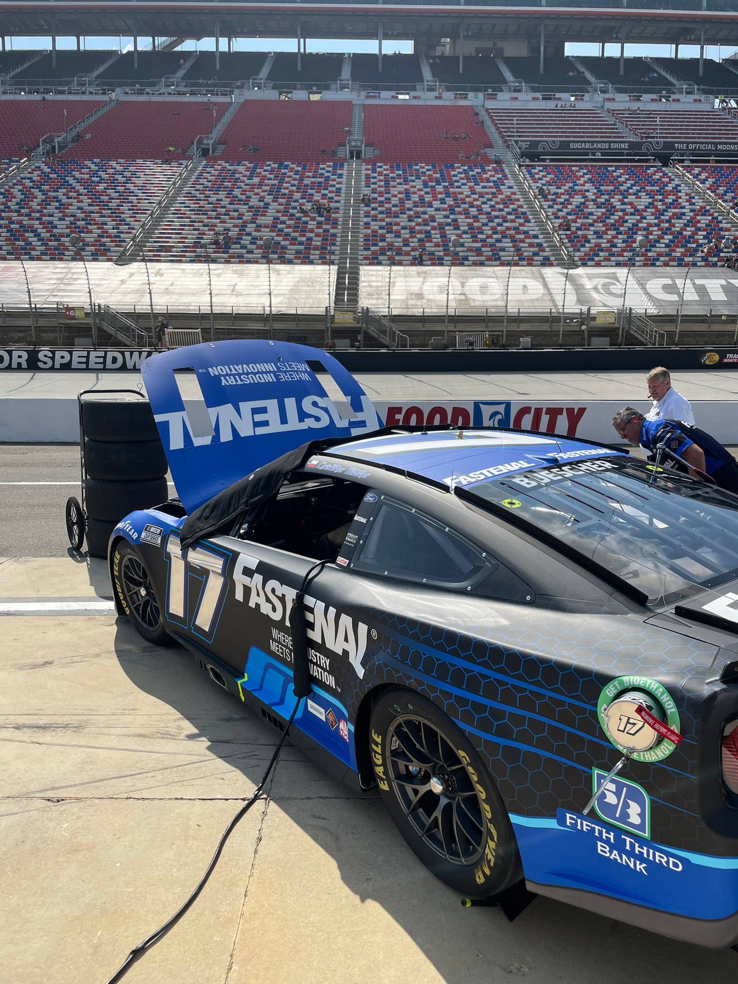 Chris Buescher Car Maintenance