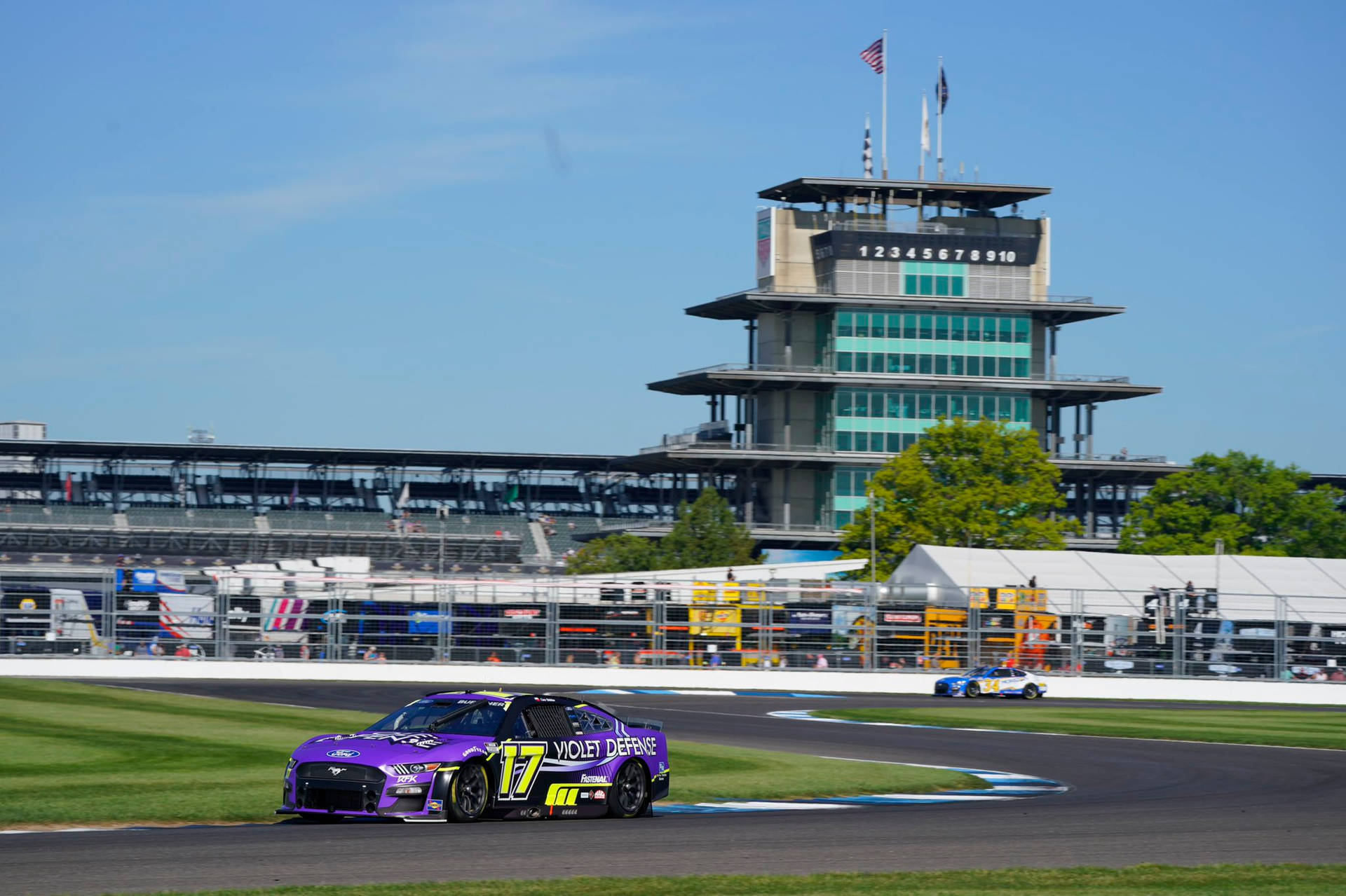 Chris Buescher In Action On The Circuit