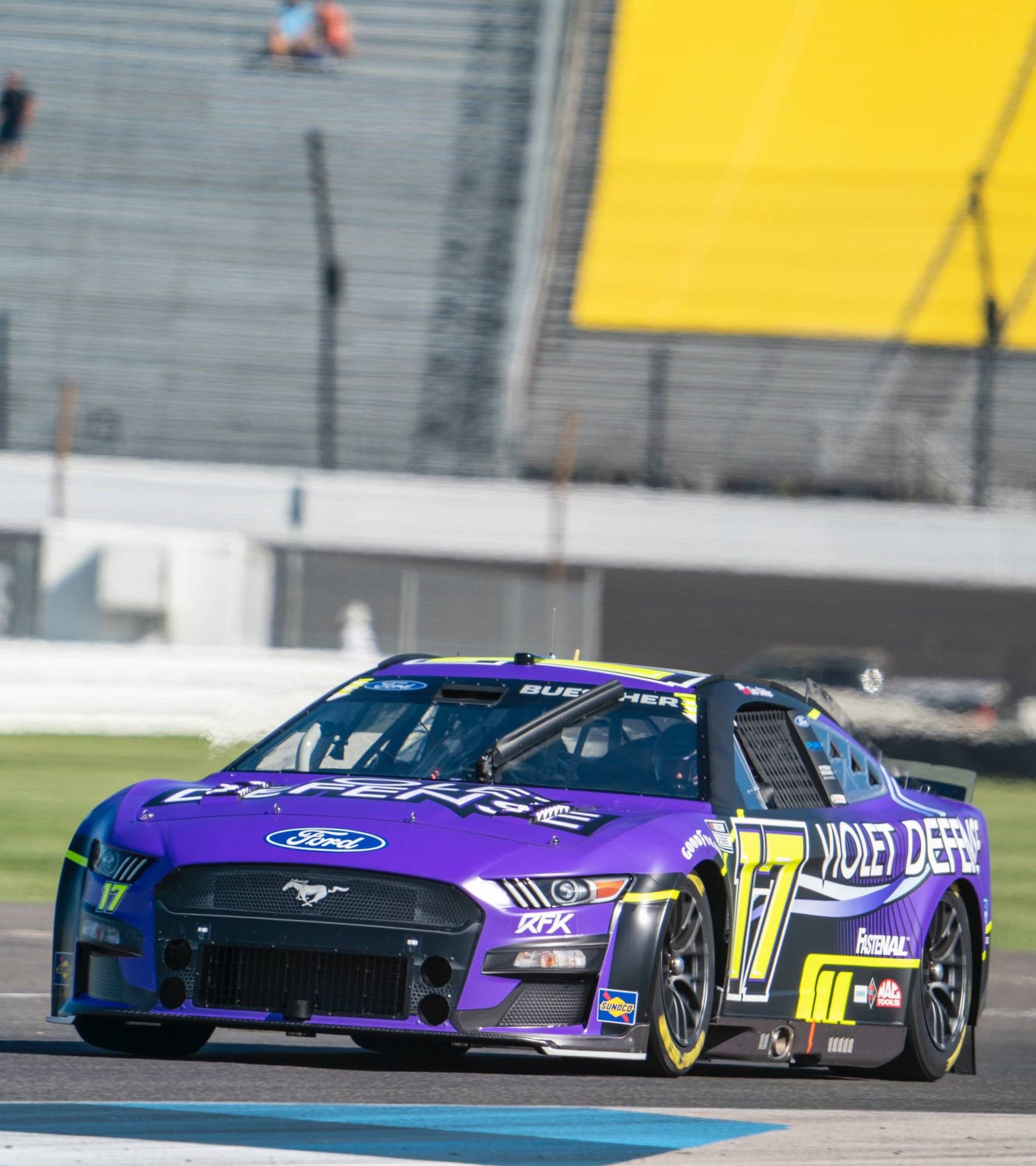 Chris Buescher Purple Car