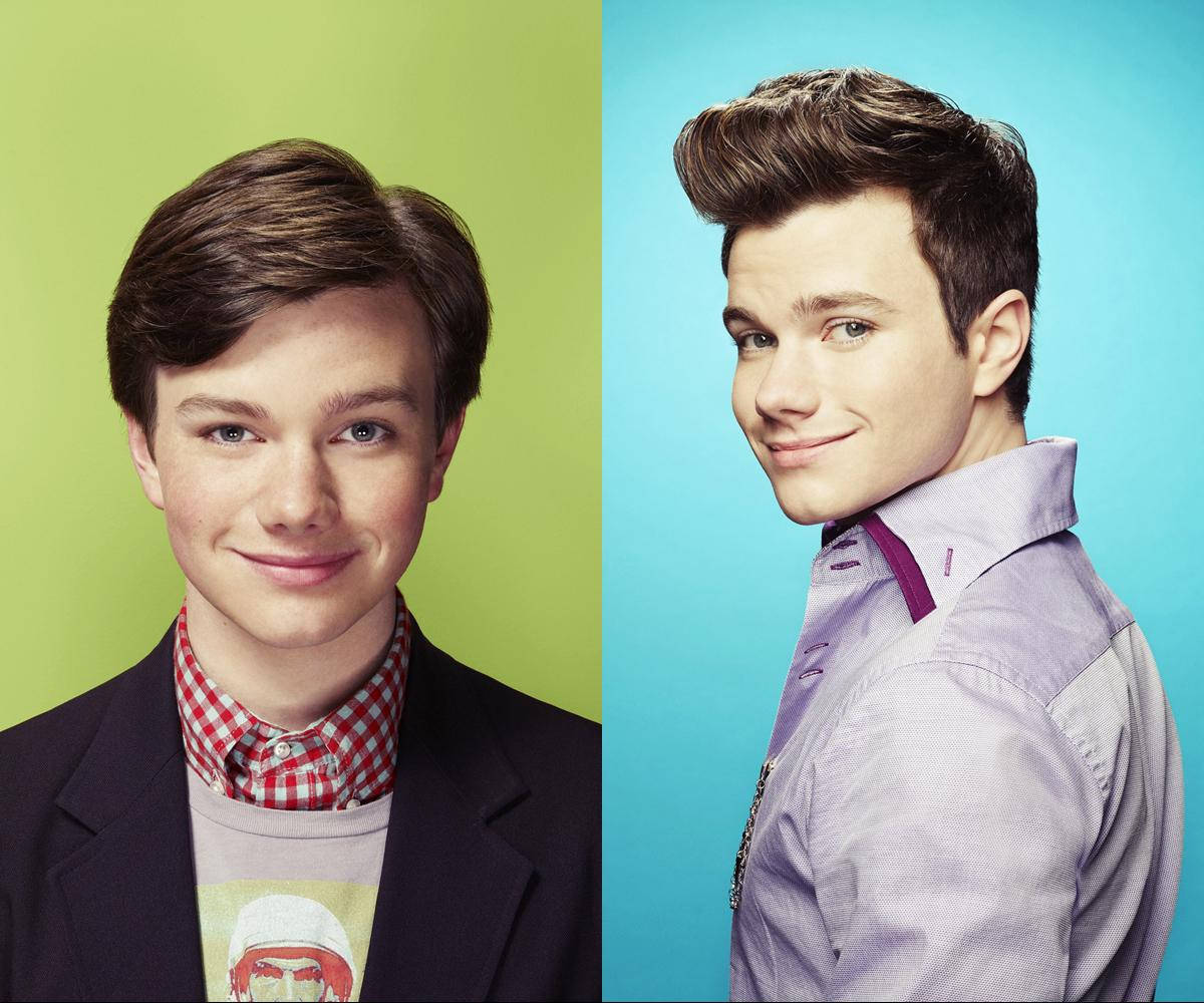 Chris Colfer Fashionable Gay Actor Background