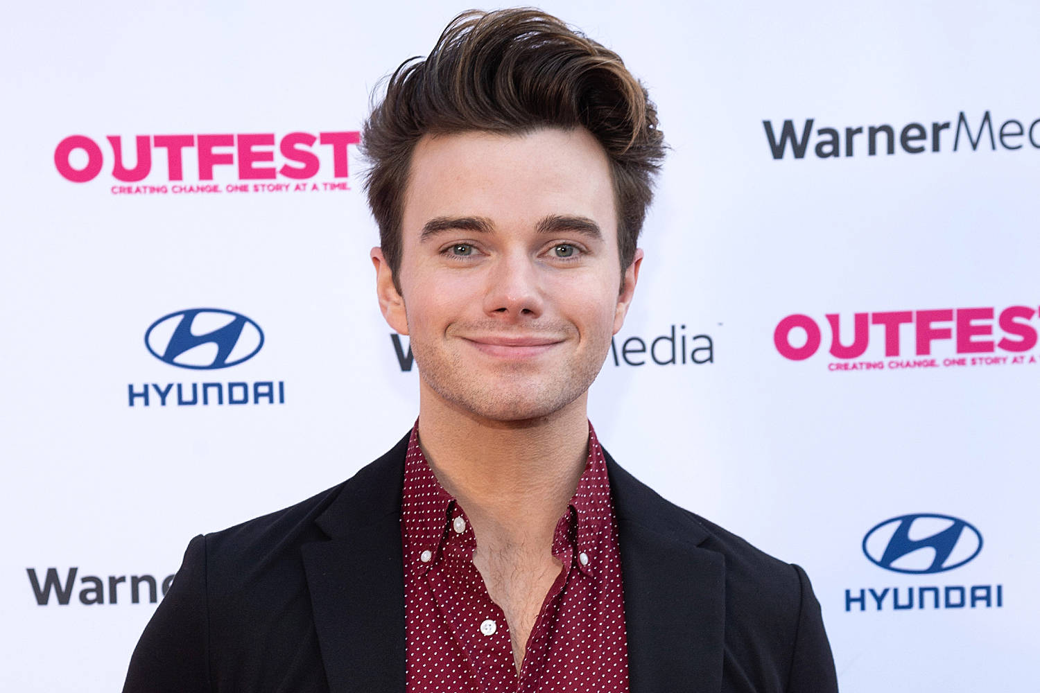 Chris Colfer In Outfest Lgbtq Film Background