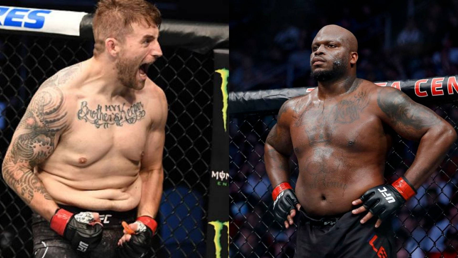 Chris Daukaus Yelling And Derrick Lewis Background