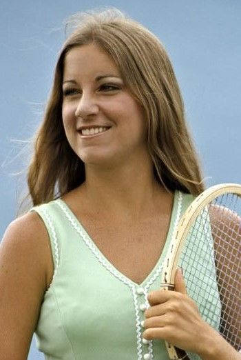 Chris Evert - Tennis Legend In Action Background