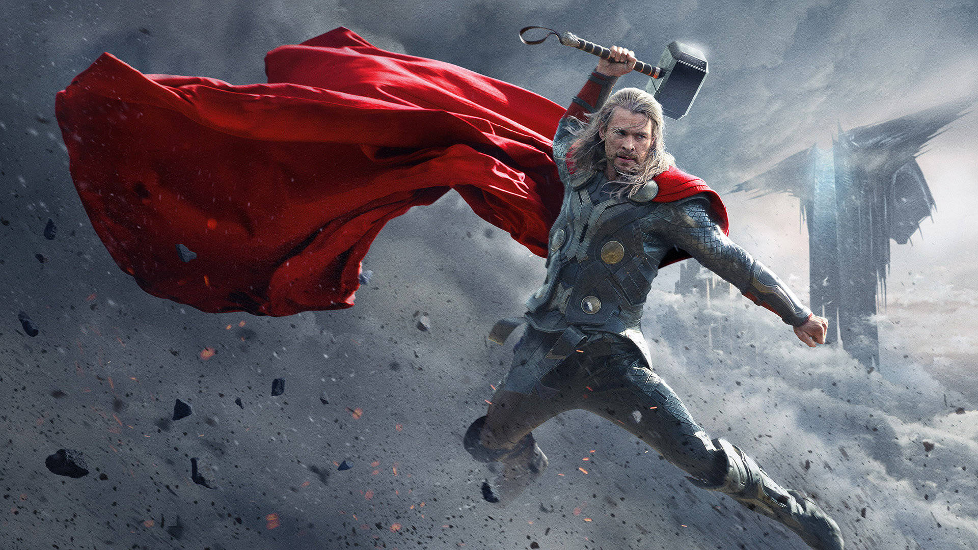 Chris Hemsworth Hulking Up As Thor Background