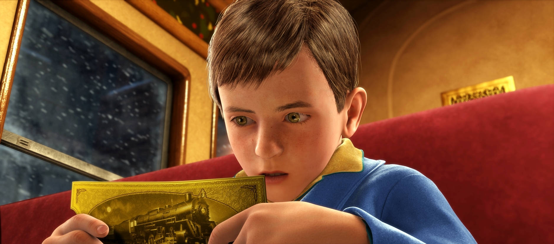 Chris Inside The Polar Express