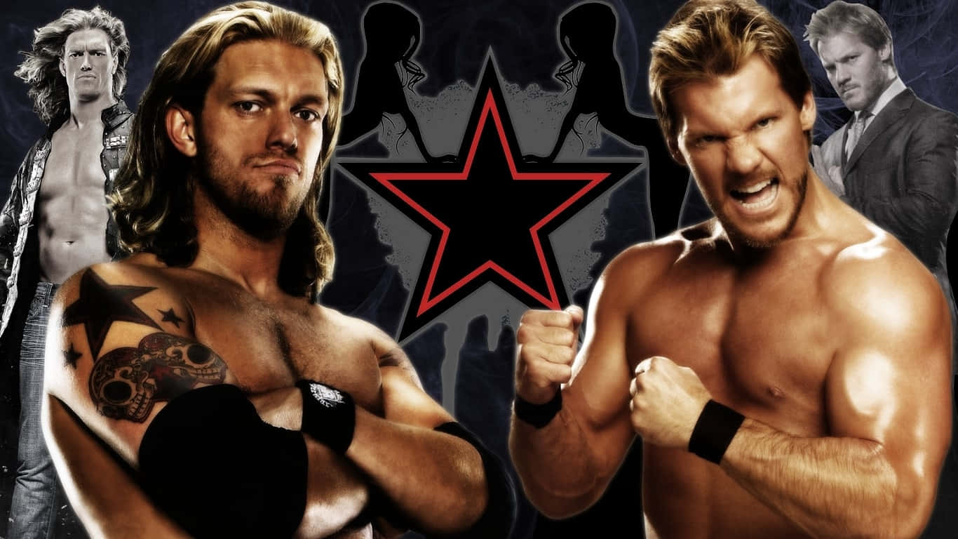 Chris Jericho Edge Rivalry Wwe Background