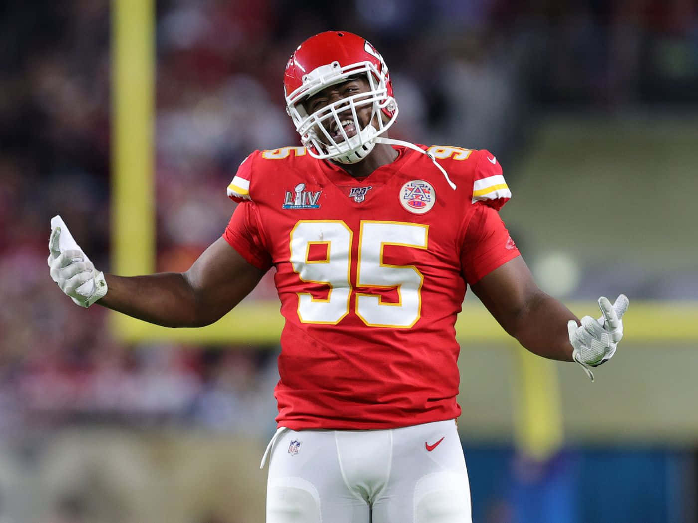 Chris Jones American Football Match Background