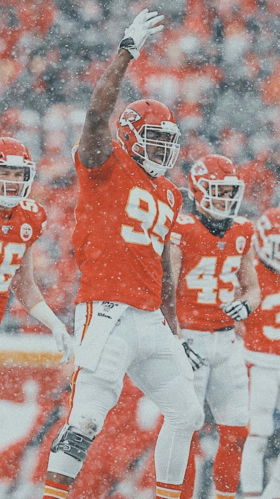 Chris Jones Football Cool Filter Background