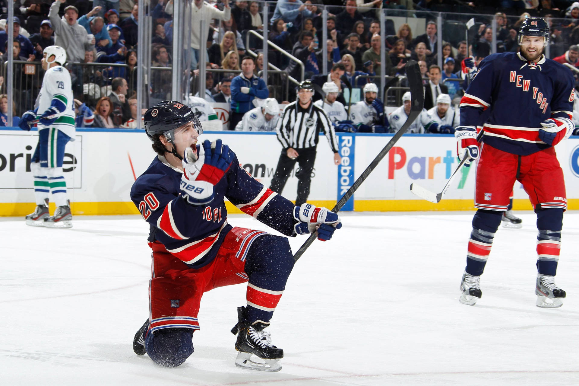 Chris Kreider Cam Talbot Ny Rangers