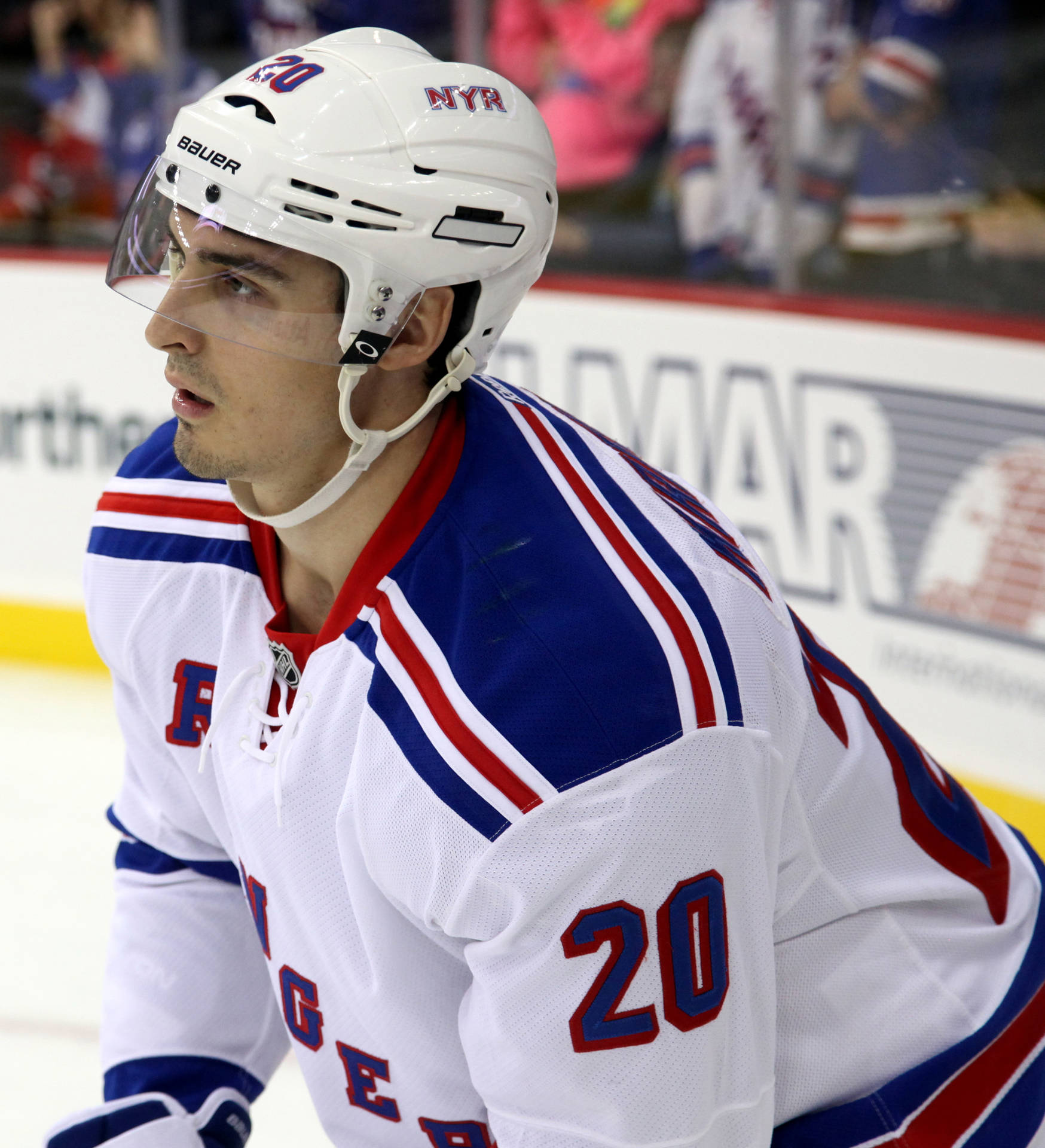 Chris Kreider Ice Hockey Player Background