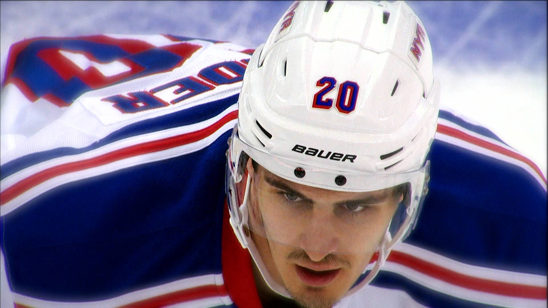 Chris Kreider No 20 Rangers Background