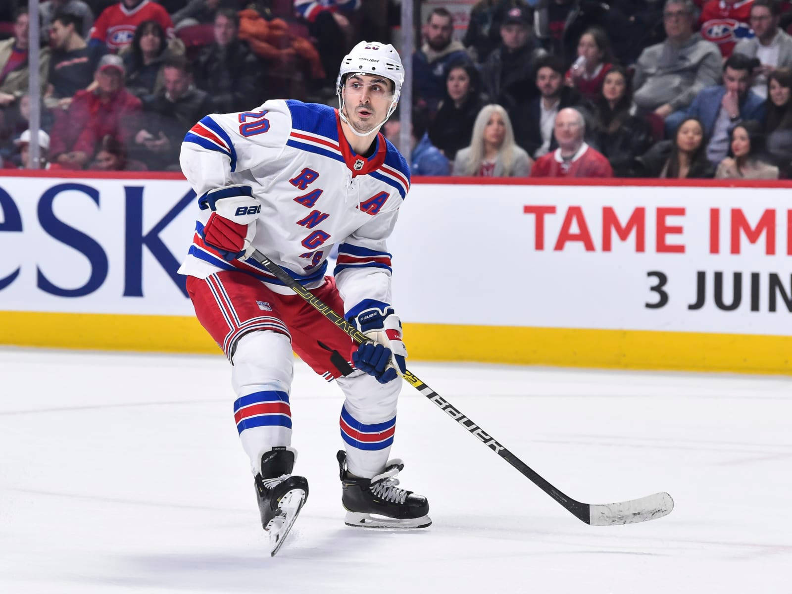 Chris Kreider Ny Ice Hockey Player Background