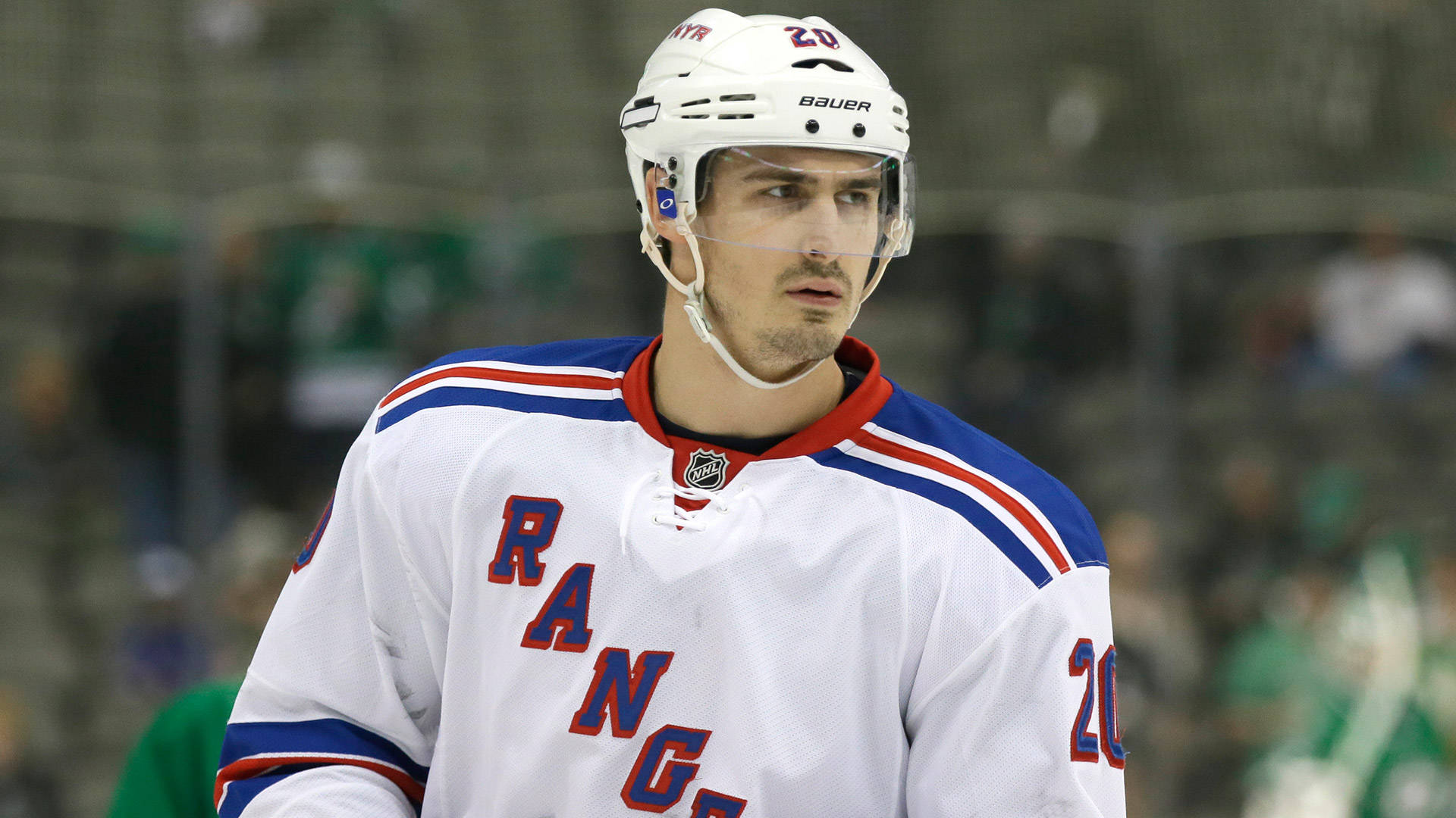 Chris Kreider Professional Ice Hockey Player Rangers Background