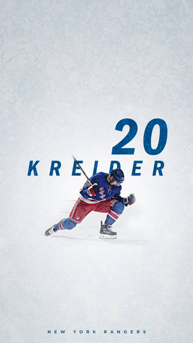 Chris Kreider Rangers No 20 Background