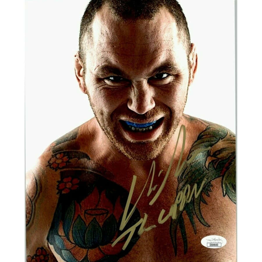 Chris Leben Signed Portrait Photograph Background