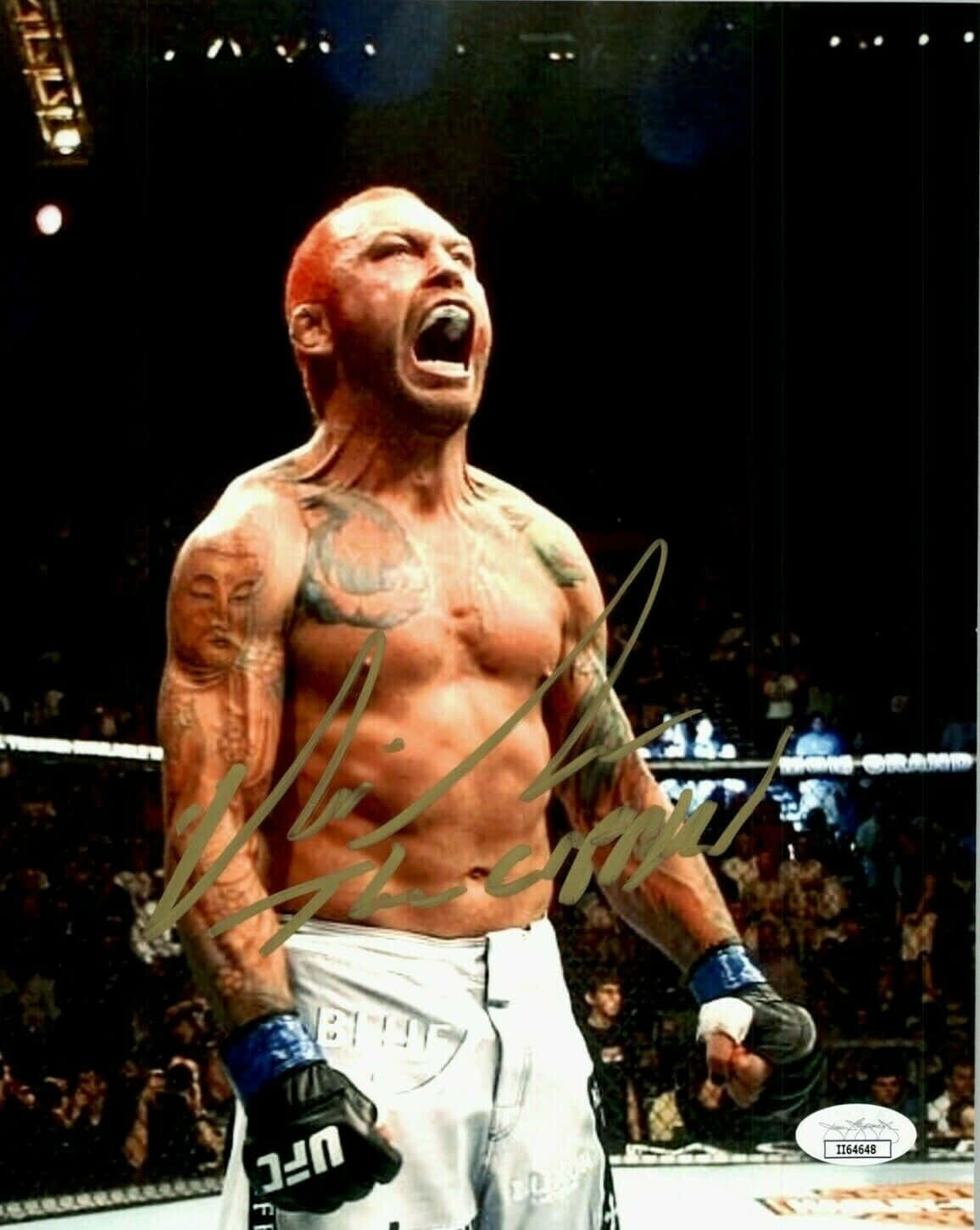 Chris Leben Signed Poster Background