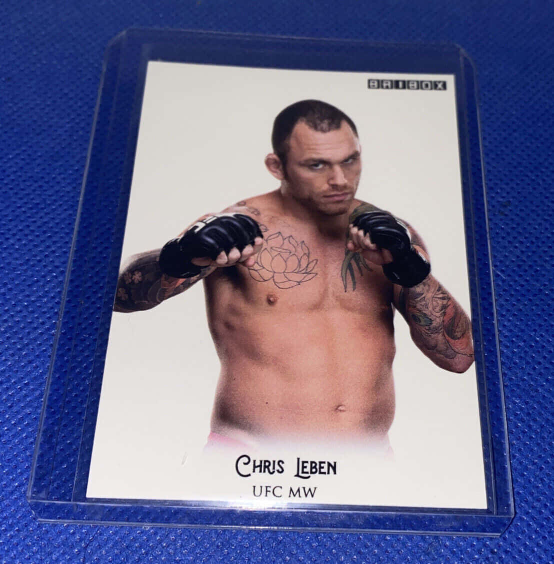 Chris Leben Ufc Trading Card Background