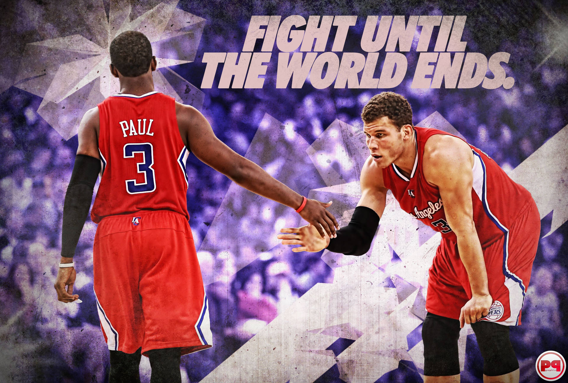 Chris Paul Clippers With Blake Griffin Background