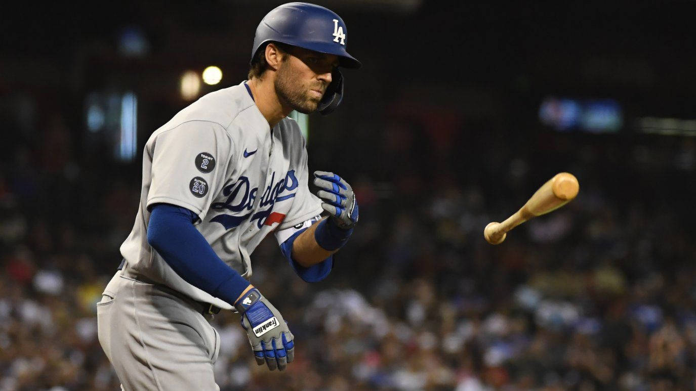 Chris Taylor Bat Flying