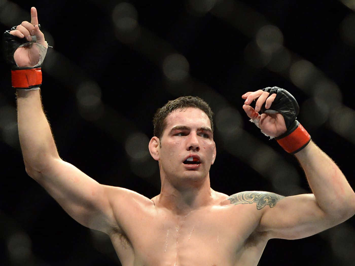 Chris Weidman Index Finger Background