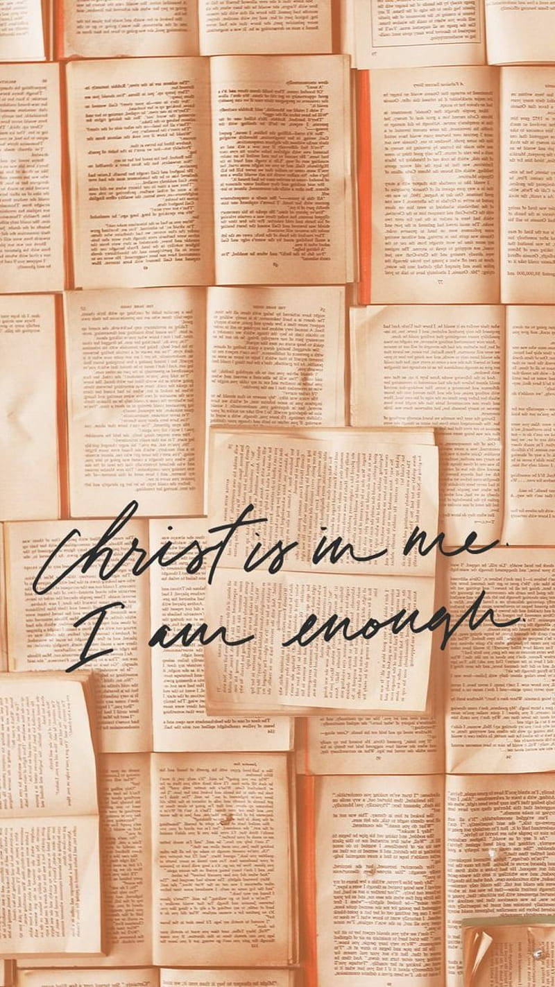 Christ Is Me I Am Enough By Sarah Mccarthy Background